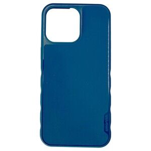 Smartish Gripmunk iPhone 15 Pro Max Slim Case MagSafe Compatible Anti-Shock Blue